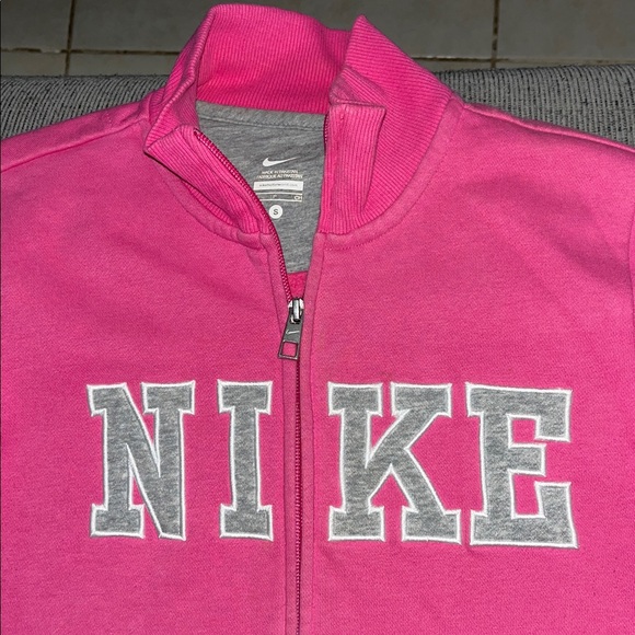 Nike Vibrant Pink Full-Zip Jacket - Picture 3 of 5